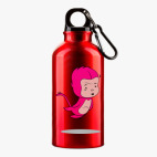 Металлическая бутылка 400 мл UV-DTF