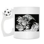 Кружка с футбольным мячиком