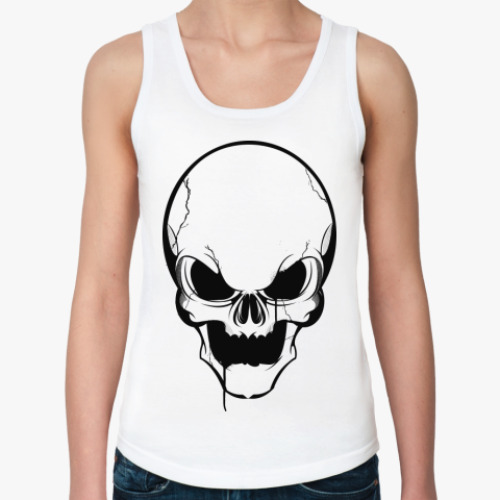 Женская майка Skull