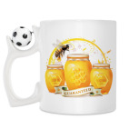 Кружка с футбольным мячиком
