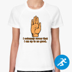 Женская спортивная футболка