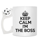 Кружка с футбольным мячиком