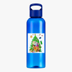 Прозрачная спортивная бутылка