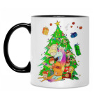 Кружка двухцветная