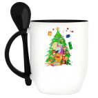 Кружка с ложкой