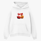 Толстовка худи оверсайз