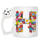 Кружка с футбольным мячиком