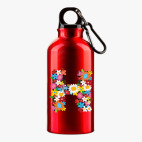 Металлическая бутылка 400 мл UV-DTF