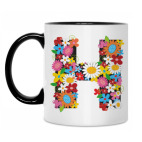 Кружка двухцветная