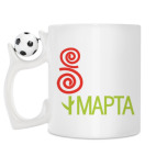 Кружка с футбольным мячиком