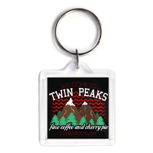 Брелок Сериал Твин Пикс Twin Peaks