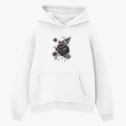 Толстовка худи оверсайз