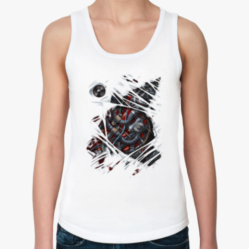 Женская майка Киборг