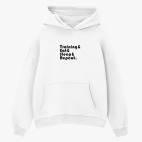 Толстовка худи оверсайз