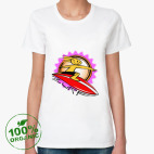 Женская футболка органик