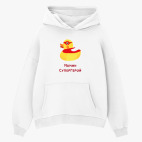 Толстовка худи оверсайз