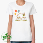 Женская футболка органик