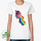 Женская футболка органик