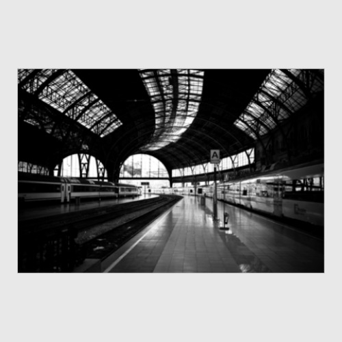 Постер с принтом Вокзал