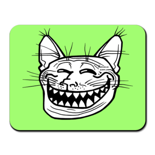 Коврик для мыши с принтом  Кото-тролль