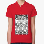 Женская рубашка поло