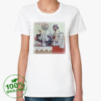 Женская футболка органик