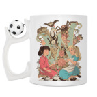 Кружка с футбольным мячиком