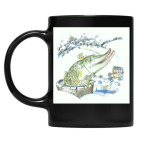 Кружка цветная UV-DTF