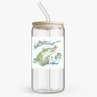 Банка с бамбуковой крышкой