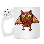 Кружка с футбольным мячиком