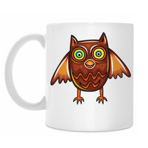 Кружка с принтом SOWA