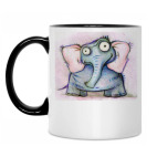 Кружка двухцветная