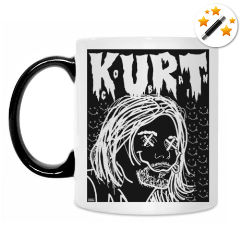 Кружка-хамелеон KURT COBAIN