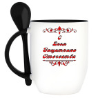 Кружка с ложкой