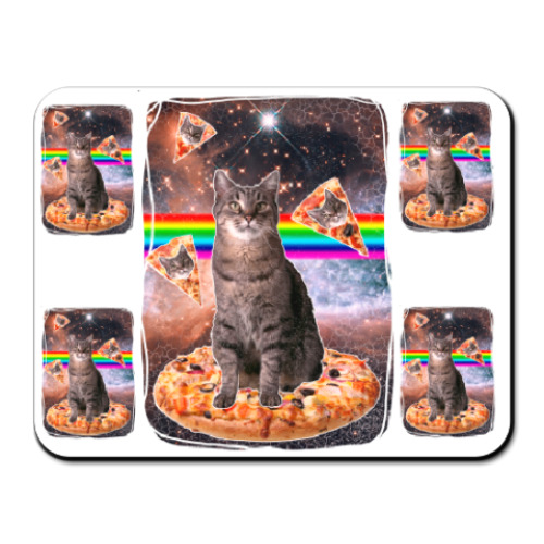 Коврик для мыши с принтом Космический кот