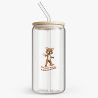 Банка с бамбуковой крышкой