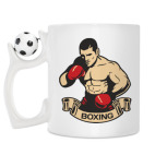 Кружка с футбольным мячиком