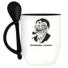 Кружка с ложкой