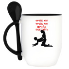 Кружка с ложкой