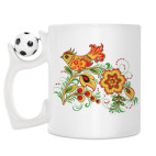 Кружка с футбольным мячиком