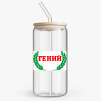 Банка с бамбуковой крышкой