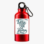 Металлическая бутылка 400 мл UV-DTF