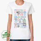 Женская футболка органик