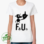 Женская футболка органик