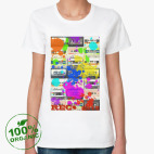 Женская футболка органик