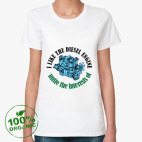 Женская футболка органик