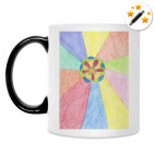 Кружка-хамелеон Цветок