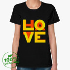 Женская футболка органик