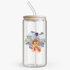 Банка с бамбуковой крышкой