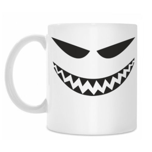Кружка с принтом Коварный смайл